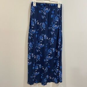 ROLLA'S Navy Floral Maxi Skirt sz small